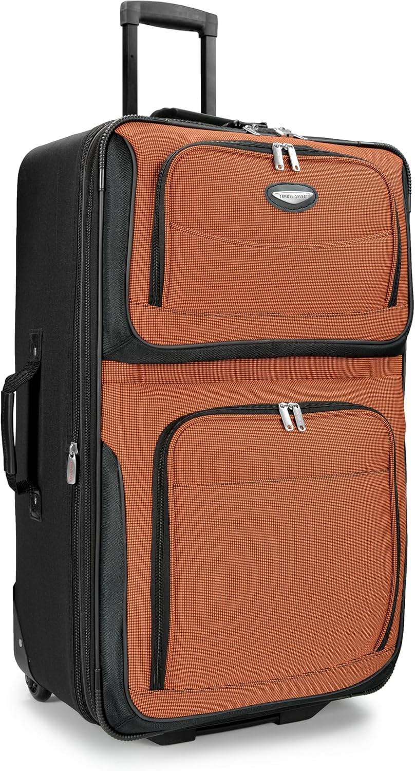 8-delt softshell-kuffertsæt med pakkekuber og TSA-lås – TravelMax