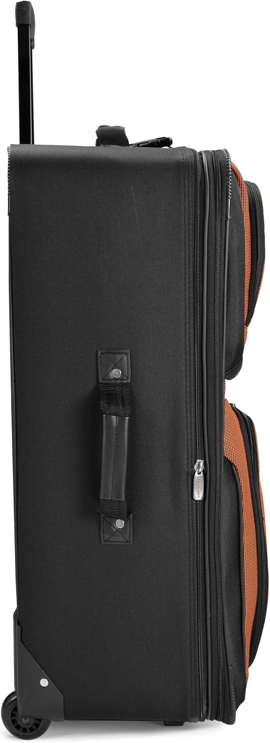 8-delt softshell-kuffertsæt med pakkekuber og TSA-lås – TravelMax