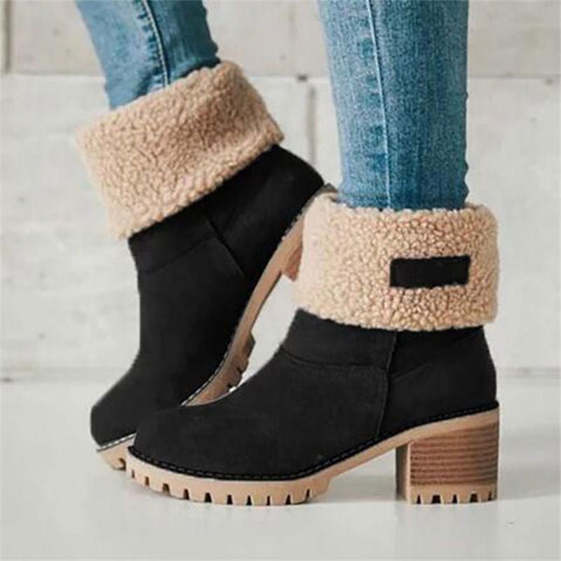 Forede vinterstøvler med hæl - Sophia Winterboots