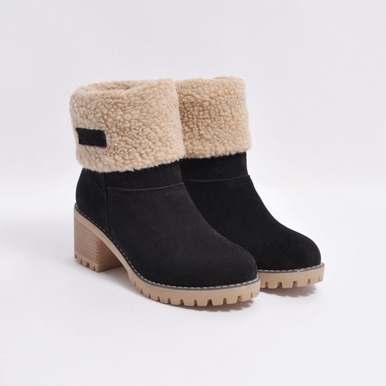 Forede vinterstøvler med hæl - Sophia Winterboots
