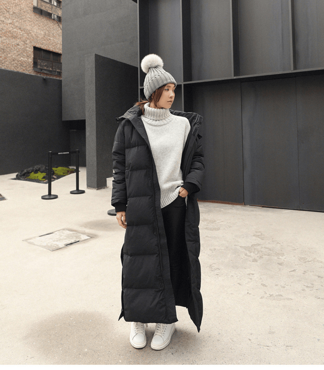 Oversized vinterparka til damer - Luna