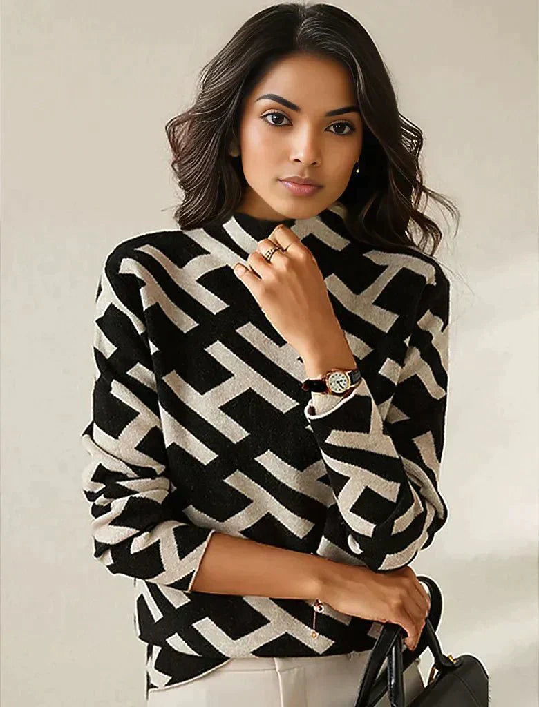 Stilfuld damesweater - Elise