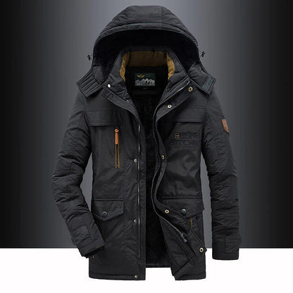 Herre-vinterjakke med fleece-for – Leventis