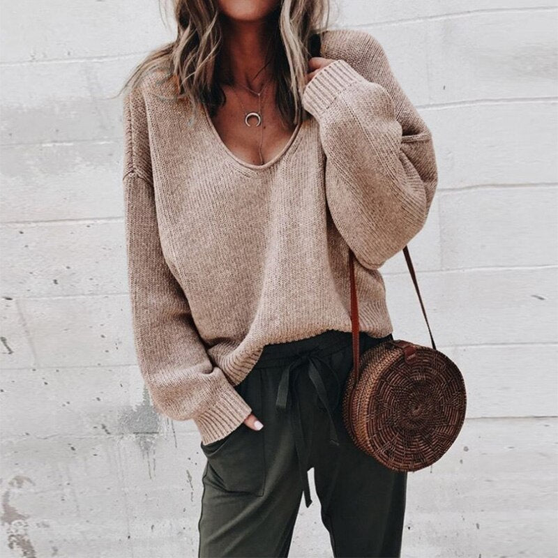 Strikket Oversized Damesweater - Aurora