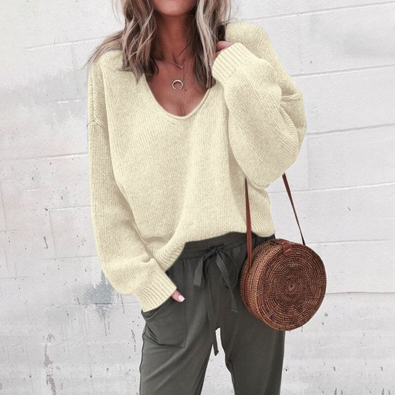 Strikket Oversized Damesweater - Aurora