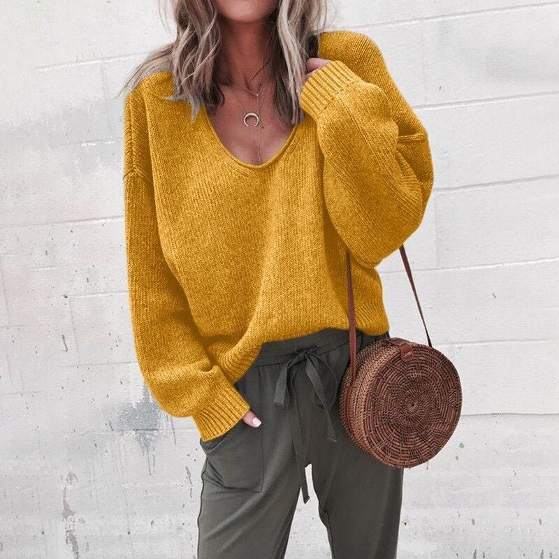 Strikket Oversized Damesweater - Aurora