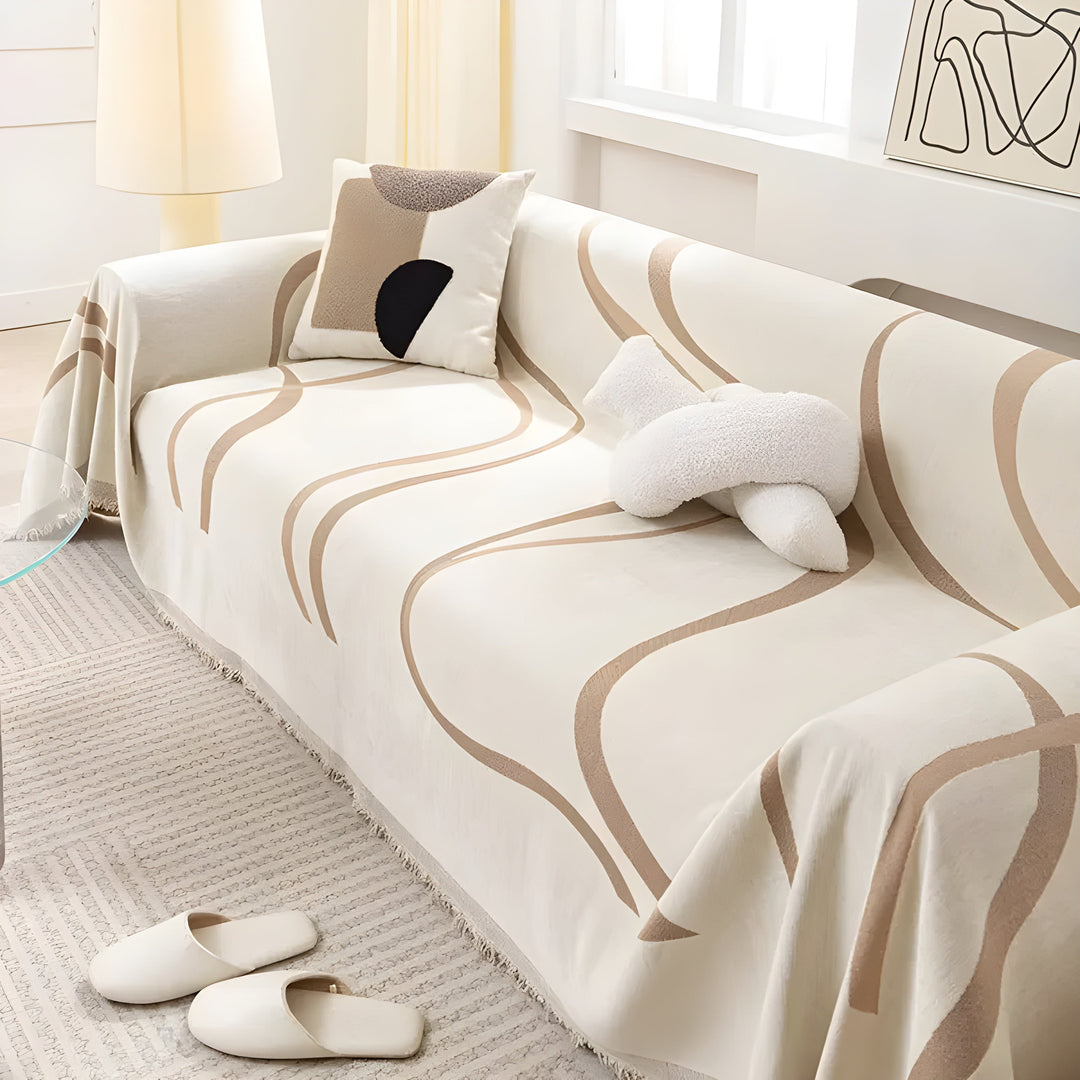 Vendbar sofaovertræk - LuxeFlip