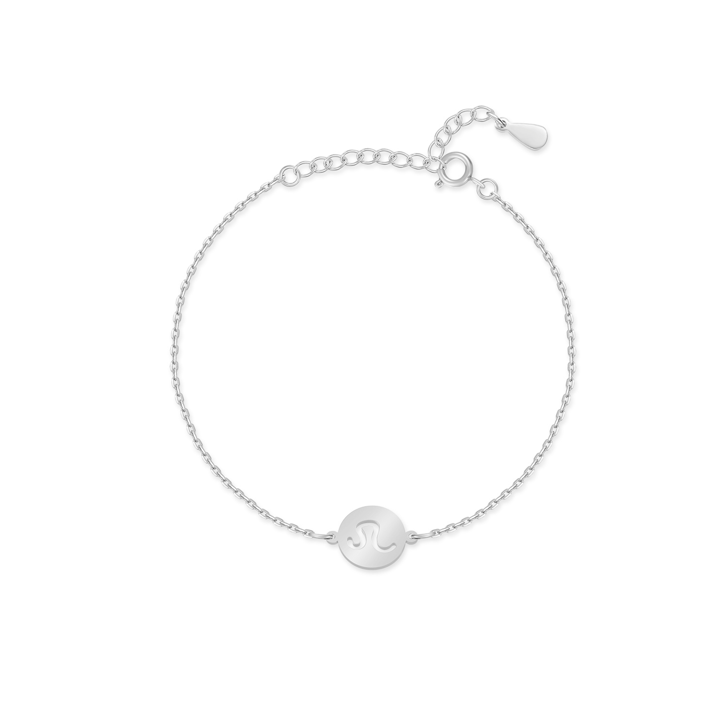 Zodiac Armband Silber, verstellbar, minimalistisches Design, Schmuck für Damen, Geschenkidee.